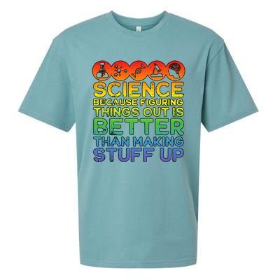 Science Lover Science Teacher Science Is Real Science Sueded Cloud Jersey T-Shirt