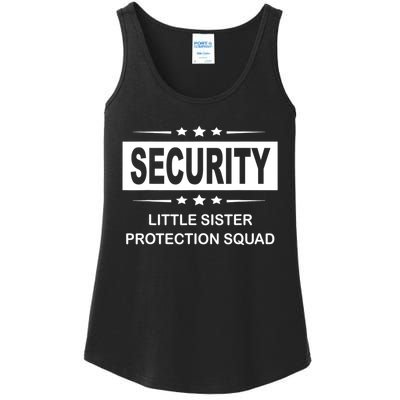 Security Little Sister Protection Squad Ladies Essential Tank