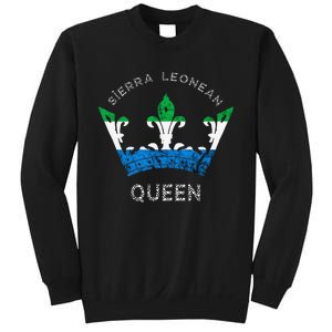 Sierra Leone Sierra Leonean Queen Crown Leonean Pride Sweatshirt