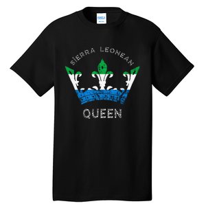 Sierra Leone Sierra Leonean Queen Crown Leonean Pride Tall T-Shirt