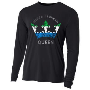 Sierra Leone Sierra Leonean Queen Crown Leonean Pride Cooling Performance Long Sleeve Crew