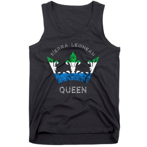 Sierra Leone Sierra Leonean Queen Crown Leonean Pride Tank Top