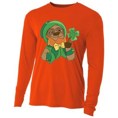 Sloth Leprechaun Cooling Performance Long Sleeve Crew