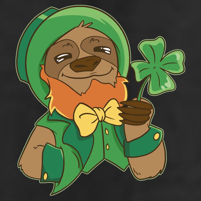 Sloth Leprechaun Cool Comfort Performance Bucket Hat