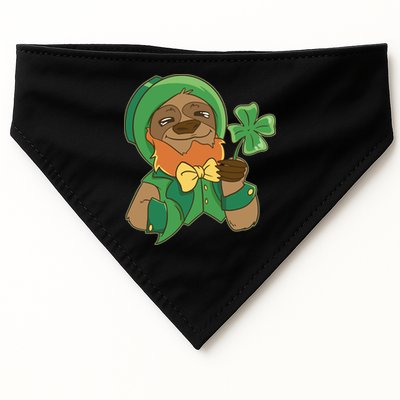 Sloth Leprechaun USA-Made Doggie Bandana