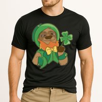 Sloth Leprechaun Cooling Performance Crew T-Shirt