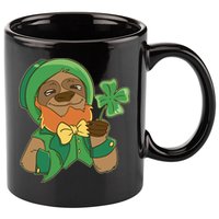 Sloth Leprechaun 11oz C Handle Ceramic Mug