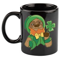 Sloth Leprechaun 11oz C Handle Ceramic Mug