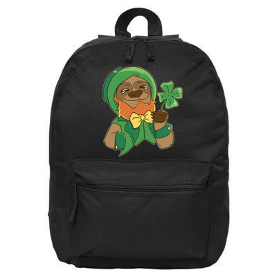 Sloth Leprechaun 16 in Basic Backpack