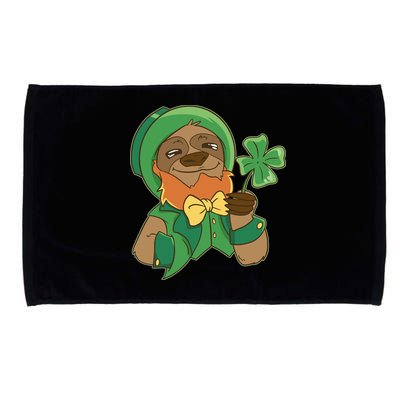Sloth Leprechaun Microfiber Hand Towel