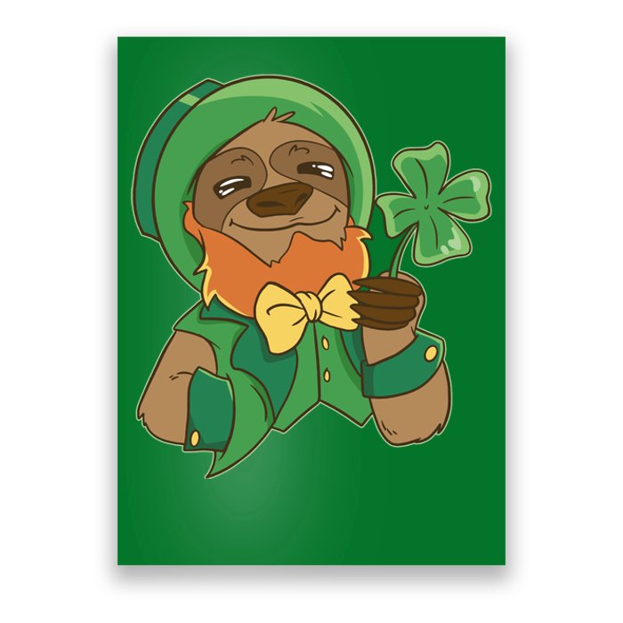 Sloth Leprechaun Poster