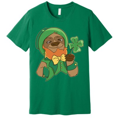 Sloth Leprechaun Premium T-Shirt