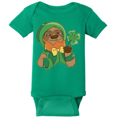 Sloth Leprechaun Baby Bodysuit