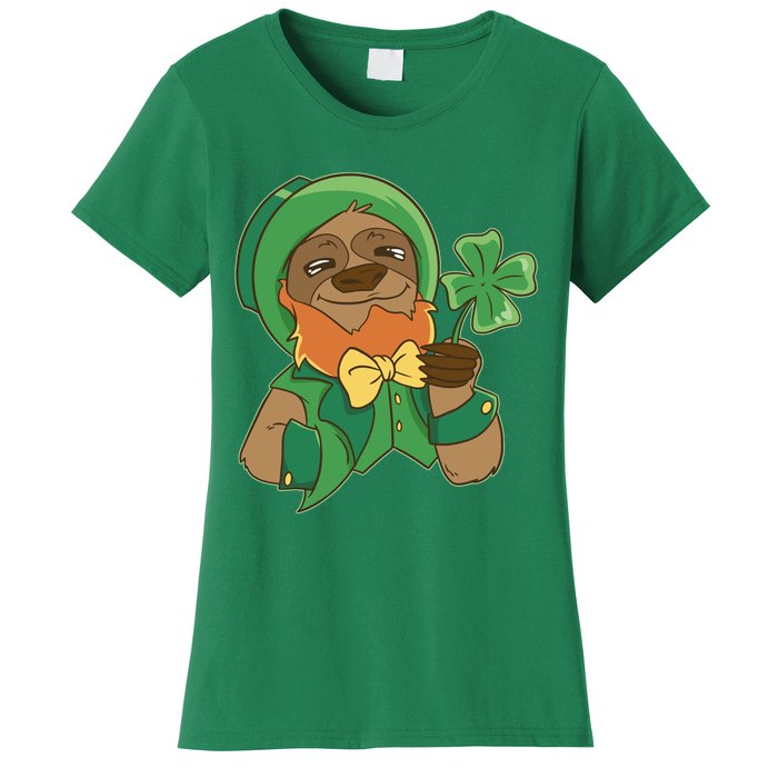 Sloth Leprechaun Women's T-Shirt