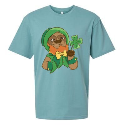 Sloth Leprechaun Sueded Cloud Jersey T-Shirt