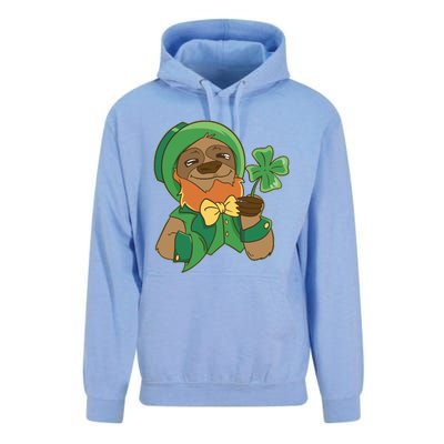 Sloth Leprechaun Unisex Surf Hoodie