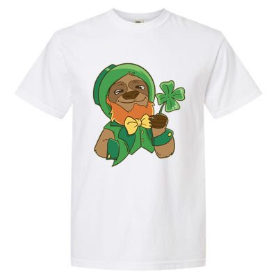 Sloth Leprechaun Garment-Dyed Heavyweight T-Shirt