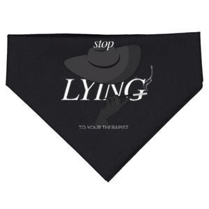 Stop Lying To Your Therapist USA-Made Doggie Bandana