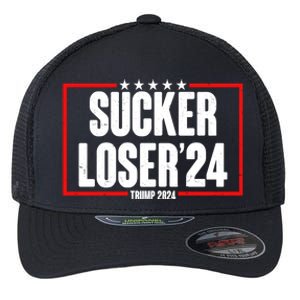 Sucker Loser Trump Biden Debate 2024 Flexfit Unipanel Trucker Cap