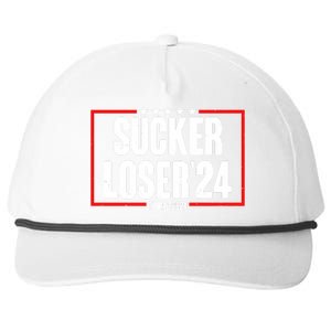 Sucker Loser Trump Biden Debate 2024 Snapback Five-Panel Rope Hat