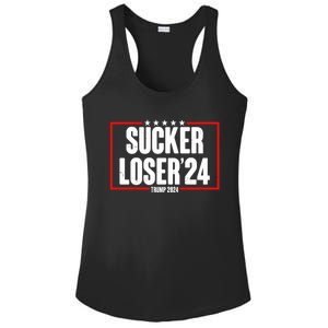 Sucker Loser Trump Biden Debate 2024 Ladies PosiCharge Competitor Racerback Tank