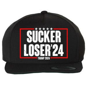 Sucker Loser Trump Biden Debate 2024 Wool Snapback Cap