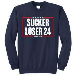 Sucker Loser Trump Biden Debate 2024 Sweatshirt