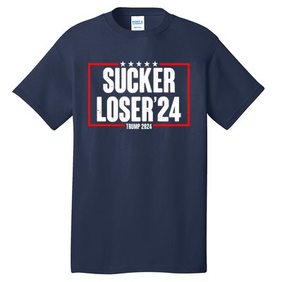 Sucker Loser Trump Biden Debate 2024 Tall T-Shirt