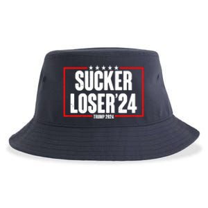 Sucker Loser Trump Biden Debate 2024 Sustainable Bucket Hat