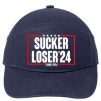 Sucker Loser Trump Biden Debate 2024 7-Panel Snapback Hat