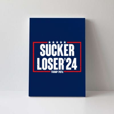 Sucker Loser Trump Biden Debate 2024 Canvas