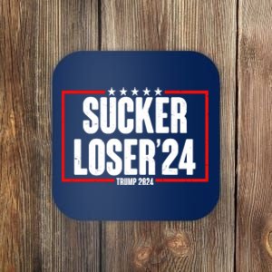 Sucker Loser Trump Biden Debate 2024 Coaster