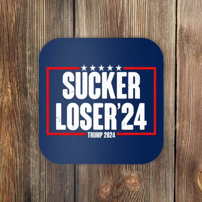 Sucker Loser Trump Biden Debate 2024 Coaster