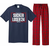 Sucker Loser Trump Biden Debate 2024 Pajama Set