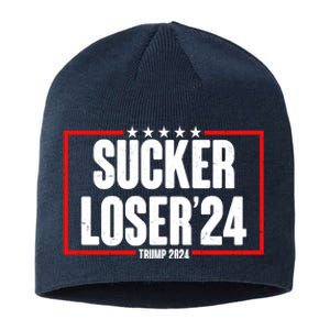 Sucker Loser Trump Biden Debate 2024 Sustainable Beanie