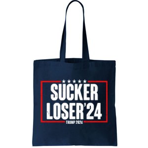 Sucker Loser Trump Biden Debate 2024 Tote Bag