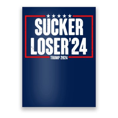 Sucker Loser Trump Biden Debate 2024 Poster