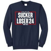 Sucker Loser Trump Biden Debate 2024 Tall Sweatshirt