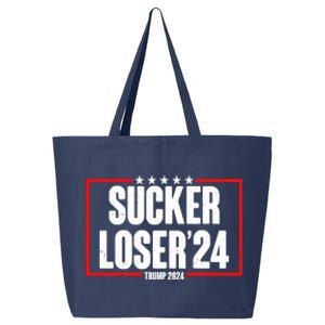 Sucker Loser Trump Biden Debate 2024 25L Jumbo Tote