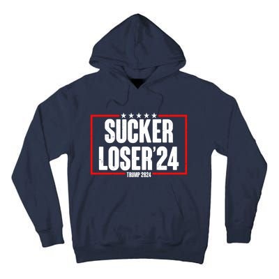 Sucker Loser Trump Biden Debate 2024 Tall Hoodie