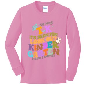 So Long Transitional Kindergarten Grad Look Out Kindergarten Kids Long Sleeve Shirt