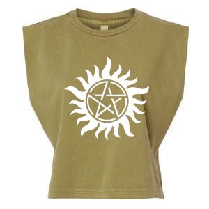 Supernatural Logo Tattoo Garment-Dyed Women's Muscle Tee