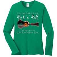 Still Like That Old Time Rock N Roll Music Guitar Ladies Long Sleeve Shirt