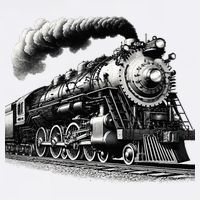 Steam Locomotive Train 4014 Vintage Railroad Big  Engine Mug