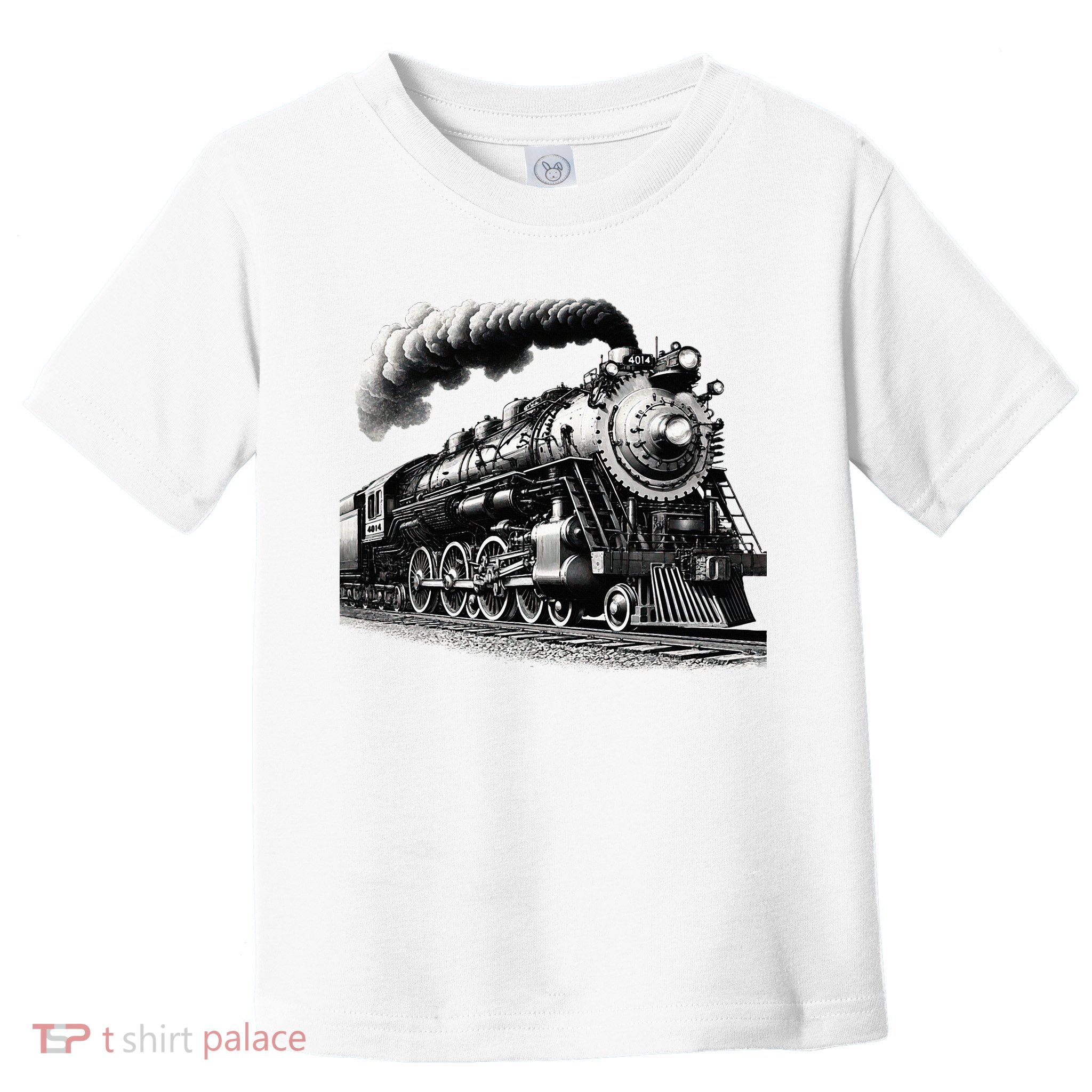 Steam Locomotive Train 4014 Vintage Railroad Big  Engine Toddler T-Shirt
