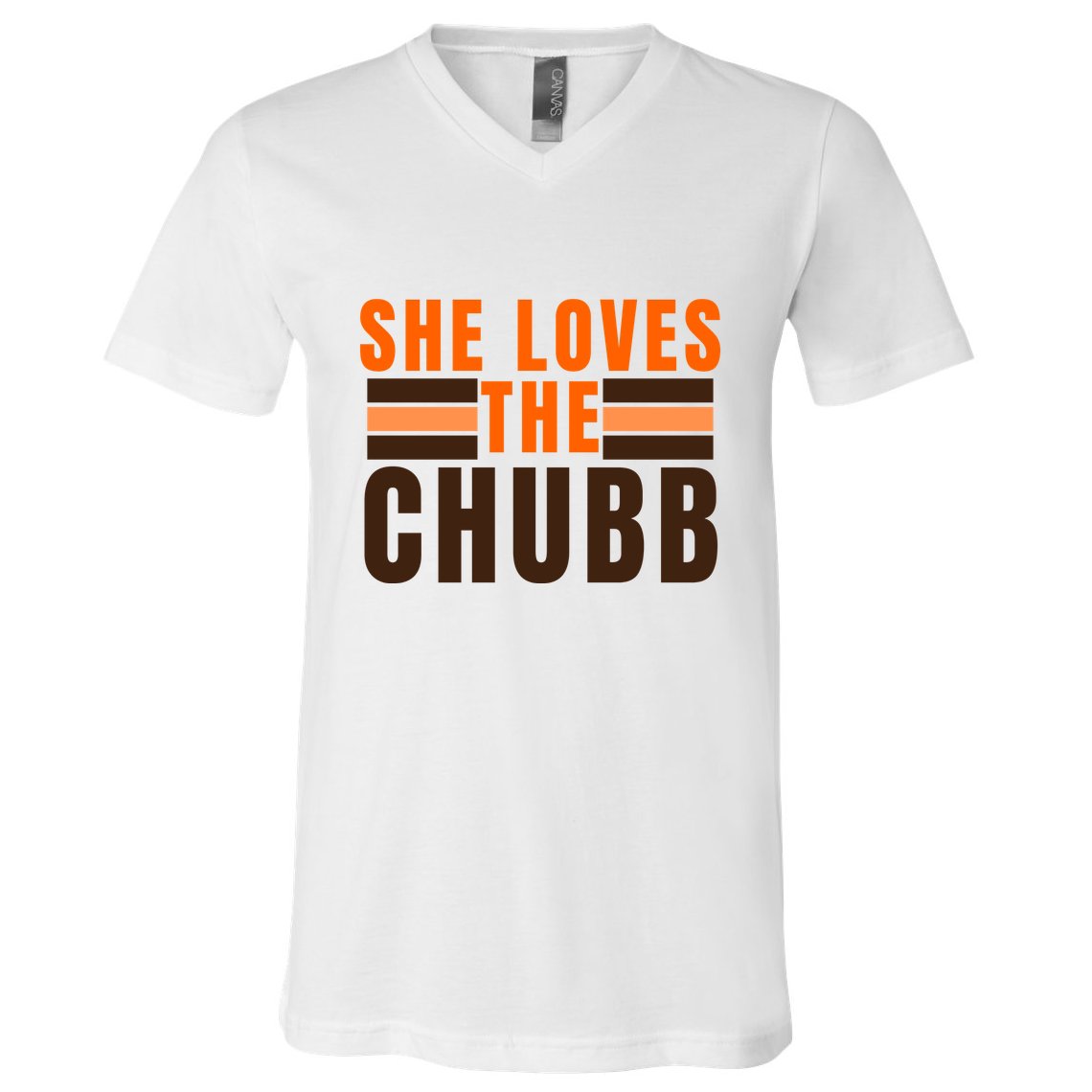She Loves The Chubb V-Neck T-Shirt