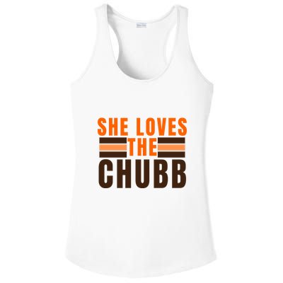 She Loves The Chubb Ladies PosiCharge Competitor Racerback Tank