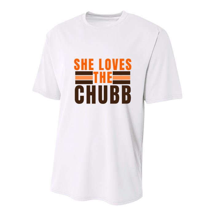 She Loves The Chubb Youth Performance Sprint T-Shirt