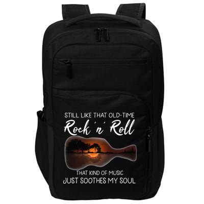 Still Like That Old Time Rock N Roll That Kind Of Music Impact Tech Backpack