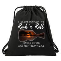 Still Like That Old Time Rock N Roll That Kind Of Music Drawstring Bag